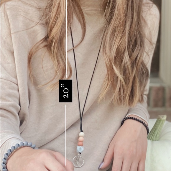 beadedbykenna Accessories - Silicone Bead Lanyard